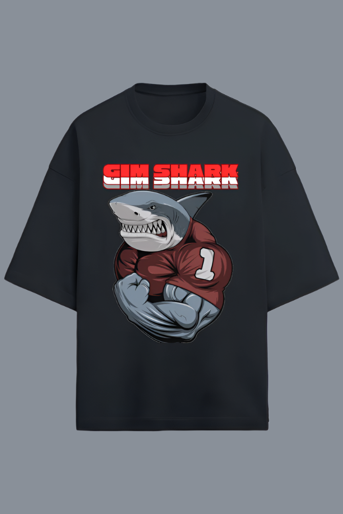 GIMSHARK  TERRY oversized tee